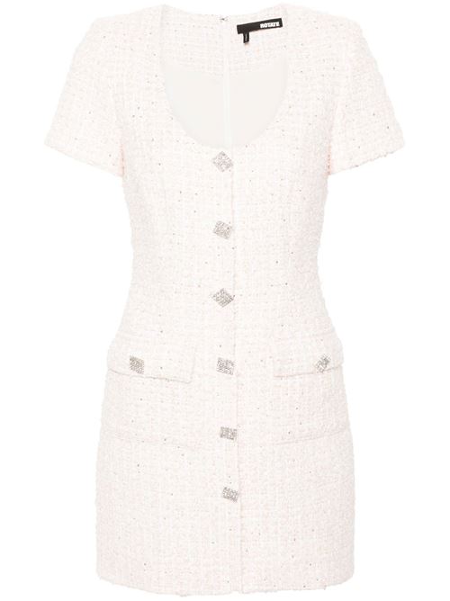 Light pink/white recycled dress ROTATE BIRGERCHR | 1130781011BCR15921011